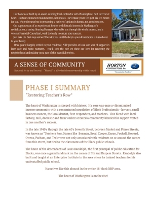 NRP Phase I Flyer Page 2. All information on this flyer is listed above.