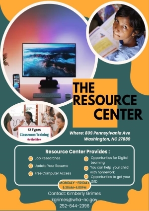 The Resource Center Flyer. 