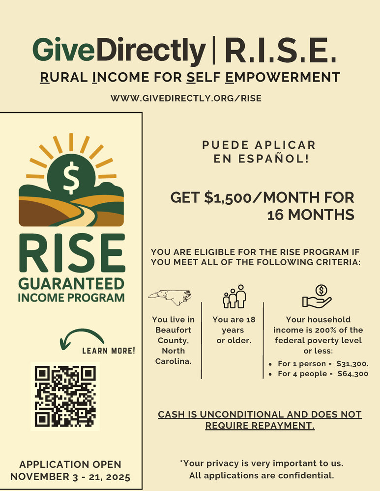 2025 RISE Program flyer. All information on this flyer is listed above.