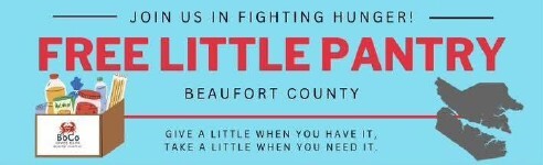 Free Little Pantry flyer. All information listed below.