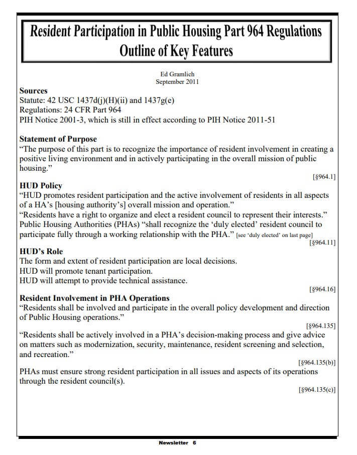 Resident Participation pg 1