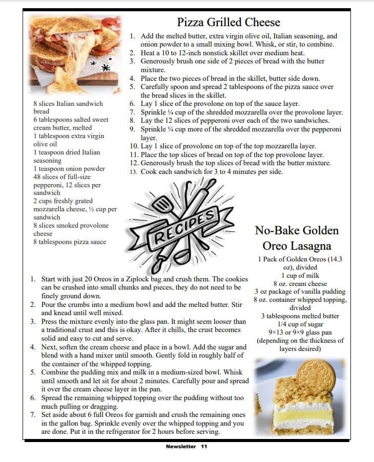 Recipe page