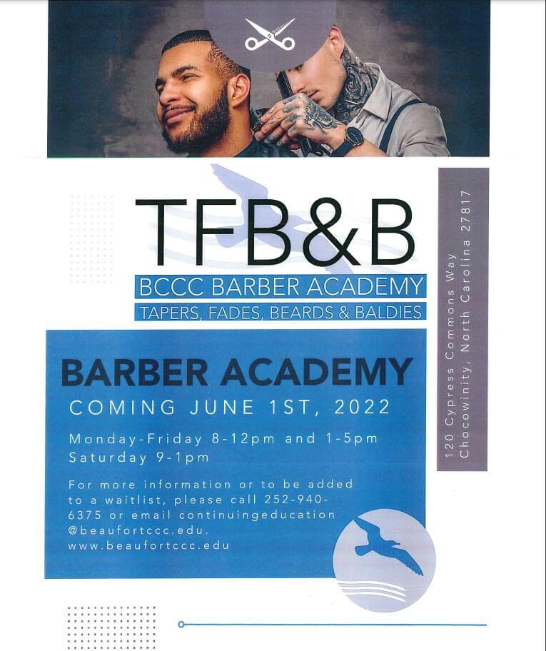 Barber Academy flyer