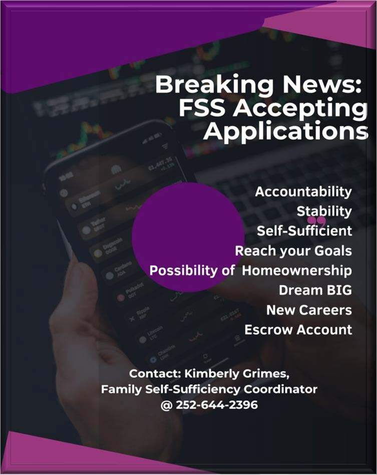 FSS flyer with all information as listed to the left.