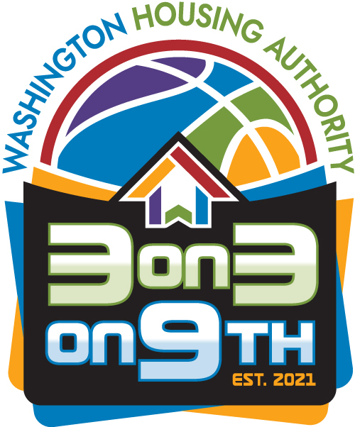 3on3on9th Basketball Tournament logo
