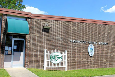 Washington Housing Authority Old Fort Townhomes office exterior