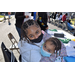 Two little girls smiling for the camera