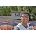 Young man with glasses smiling