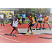 Player is making his way to the basket