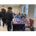 Student at ECU table