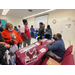 Students at North Carolina Central University's table