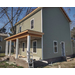 SIde view of house being remodeled