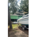  Two boats being stored. 