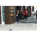  A view of people in the lobby. 