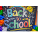  A sign that reads Back to School. 